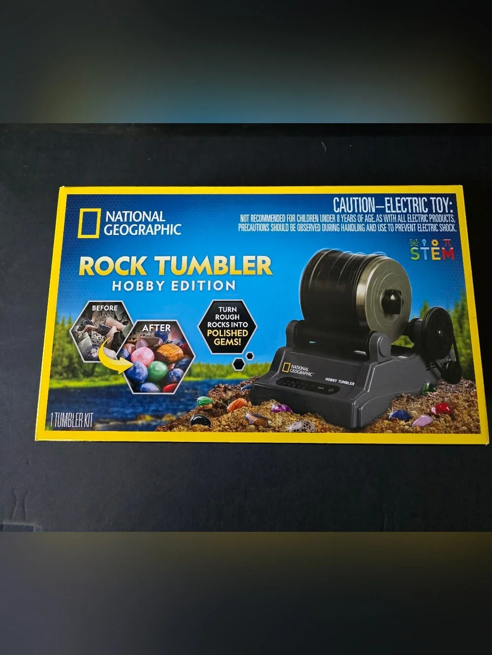 NEW National Geographic Rock Tumbler - Hobby Edition